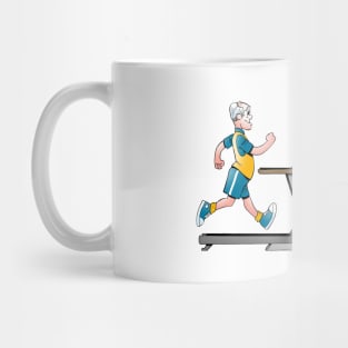 Man on a Treadmill Fitness Mug